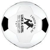 Ich weiß, dass ich wie ein Mädchen spiele, um nach Fußball (Gedreht)