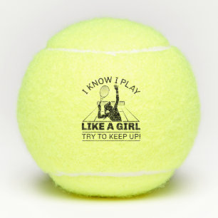 Ich weiß, dass ich wie ein Mädchen spiele, um nach Tennisbälle