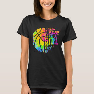 Ich weiß, dass ich wie ein Mädchen spiele und vers T-Shirt