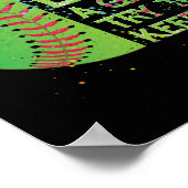 Ich weiß, dass ich wie ein Mädchen spiele, versuch Poster (Ecke)