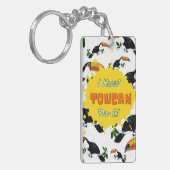 Ich weiß, dass Toucan es tut Schlüsselanhänger (Vorderseite links)