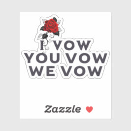 Ich weiß, dass wir den Ritualen Buchaufkleber sehe Aufkleber