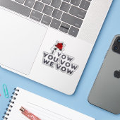 Ich weiß, dass wir den Ritualen Buchaufkleber sehe Aufkleber (Laptop mit iPhone)