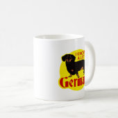 Ich weiß deutsches wenig kaffeetasse (VorderseiteRechts)