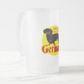 Ich weiß deutsches wenig mattglas bierglas (Vorderseite Links)