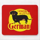 Ich weiß deutsches wenig mousepad (Vorne)