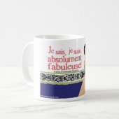 Ich weiß, ich bin absolut fabelhaft! kaffeetasse (Vorderseite Links)