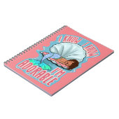 Ich weiß, ich bin Adorable Baby Girl Mermaid Säugl Notizblock (Linke Seite)