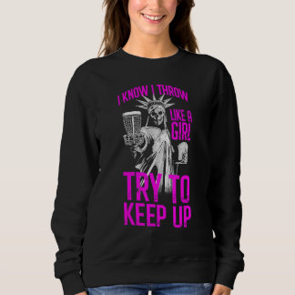 Ich weiß, ich denke wie ein Mädchen versuchen, das Sweatshirt