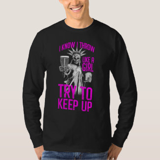 Ich weiß, ich denke wie ein Mädchen versuchen, das T-Shirt