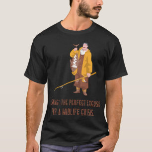 Ich weiß, ich fische wie ein Mädchen, versuche mit T-Shirt