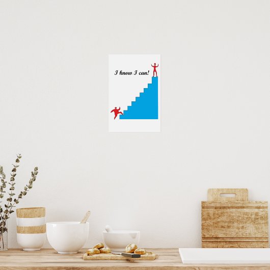 Ich weiß, ich kann poster (Küche)