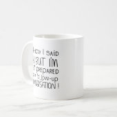 Ich weiß, ich sagte Hallo, Funny Introvertiert bei Kaffeetasse (Vorderseite Links)