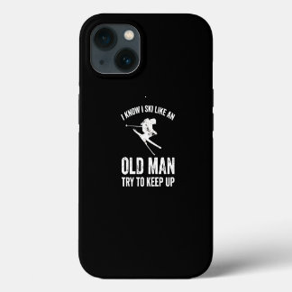 Ich weiß, ich skie wie ein alter Mann, versuche mi iPhone 13 Hülle