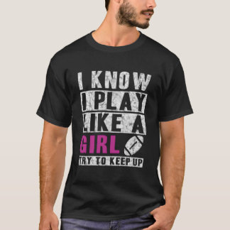 Ich weiß, ich spiele wie ein Fußball, versuche mit T-Shirt