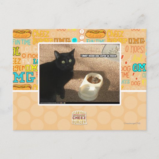 Ich weiß nicht, dass dir das wichtig ist postkarte (Vorderseite)