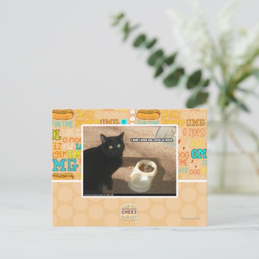 Ich weiß nicht, dass dir das wichtig ist postkarte (Stehend Vorderseite)