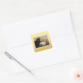 Ich weiß nicht, dass dir das wichtig ist quadratischer aufkleber (Umschlag)