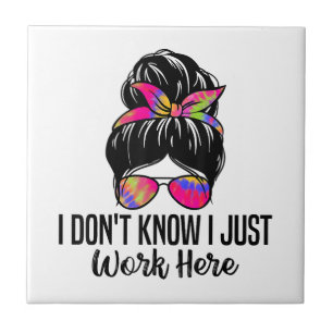 Ich weiß nicht, dass ich hier einfach nur lustige  fliese