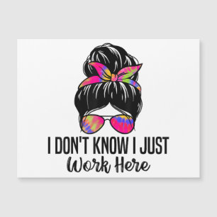 Ich weiß nicht, dass ich hier einfach nur lustige  magnetkarte