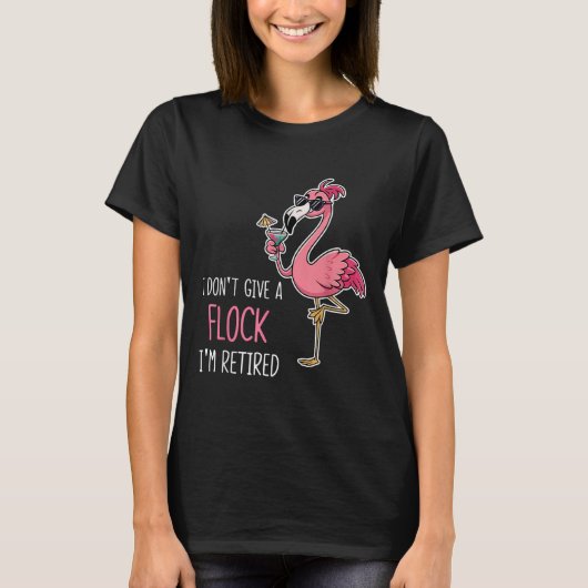 Ich weiß nicht, dass ich wieder müde bin Flamingo  T-Shirt (Vorderseite)