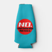 Ich weiß nicht, was dieser Felsen ist (rot) Flaschenkühler (Vorderseite)