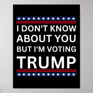 Ich weiß nicht, wie es Ihnen geht, aber ich stimme Poster