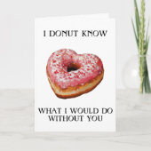 Ich weiß nicht, wie Funny Valentine ist Karte (Vorderseite)