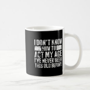 Ich weiß nicht, wie ich mich benehmen soll, sagen kaffeetasse