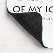"Ich weiß nichts exept…." Mousepad (Ecke)