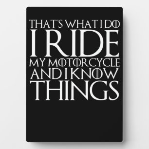 Ich weiß, was ich für Motorradliebhaber bereite Fotoplatte