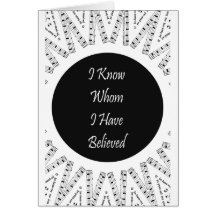 Ich weiß, wem habe ich geglaubt