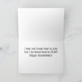 ICH "WEISS, WIE MAN SPIELT", WENN MAN WEISS, WAS I KARTE (Innenseite)