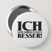 Ich weiß wirklich alles Besser! Knopf Button (Vorne & Hinten)