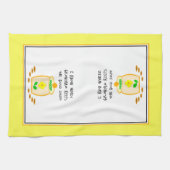 Ich weiß, wo Oma das Gute behalte Geschirrtuch (Horizontal)