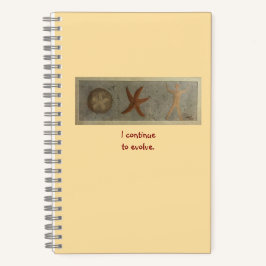 Ich weiterentwickeln, Sand Dollar Starfish Mensch Notizblock