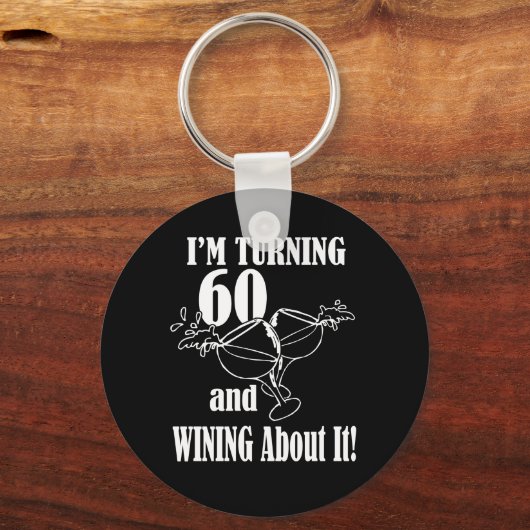Ich wende 60 und winne über es Schlüsselanhänger (Vorderseite)