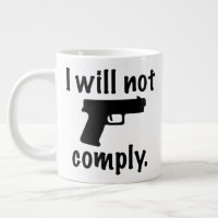 ICH WERDE 20 Oz NICHT ERFÜLLEN. Jumbo-Tasse