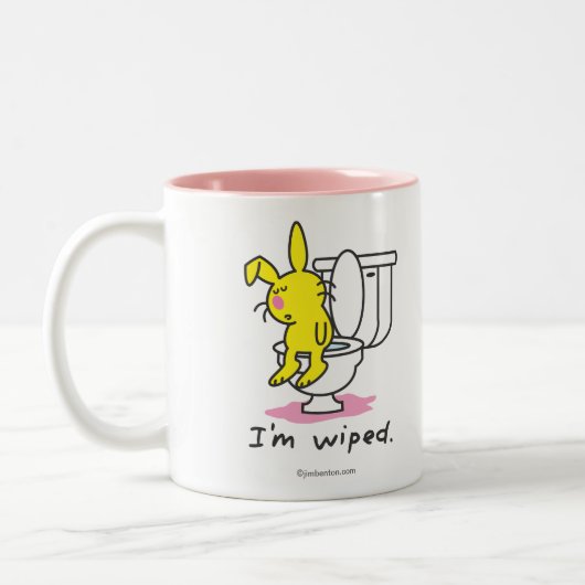Ich werde abgewischt zweifarbige tasse (Links)
