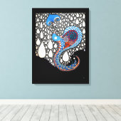 Ich werde all deine Tränen umbrella Peacock fangen Leinwanddruck (Insitu (Holzboden))