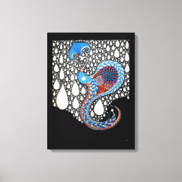 Ich werde all deine Tränen umbrella Peacock fangen Leinwanddruck