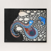 Ich werde all deine Tränen umbrella Peacock fangen Puzzle (Horizontal)