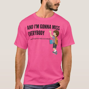 Ich werde alle vermissen Auf Wiedersehen Rap der 9 T-Shirt
