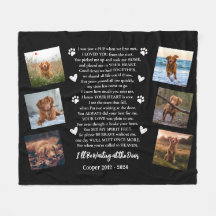 Ich werde an der Door Foto Dog Memorial Gewartet