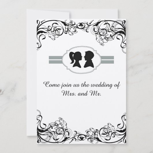 Ich werde angeschlagen einladung (Rückseite)