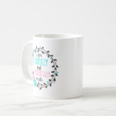 Ich werde ängstlich und wunderbar gemacht kaffeetasse (Vorderseite Links)