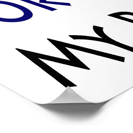 Ich werde Anwalt oder ich schneide meine Bälle ab Poster (Ecke)