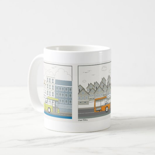 Ich werde arbeiten, ich rufe aus kaffeetasse (Vorderseite Links)