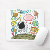 Ich werde Astronaut sein - ein Kindheitstraum Mousepad (Mit Mouse)