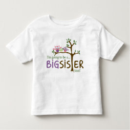 ICH WERDE AUCH EIN GROSSER SCHWESTER! KLEINKIND T-SHIRT